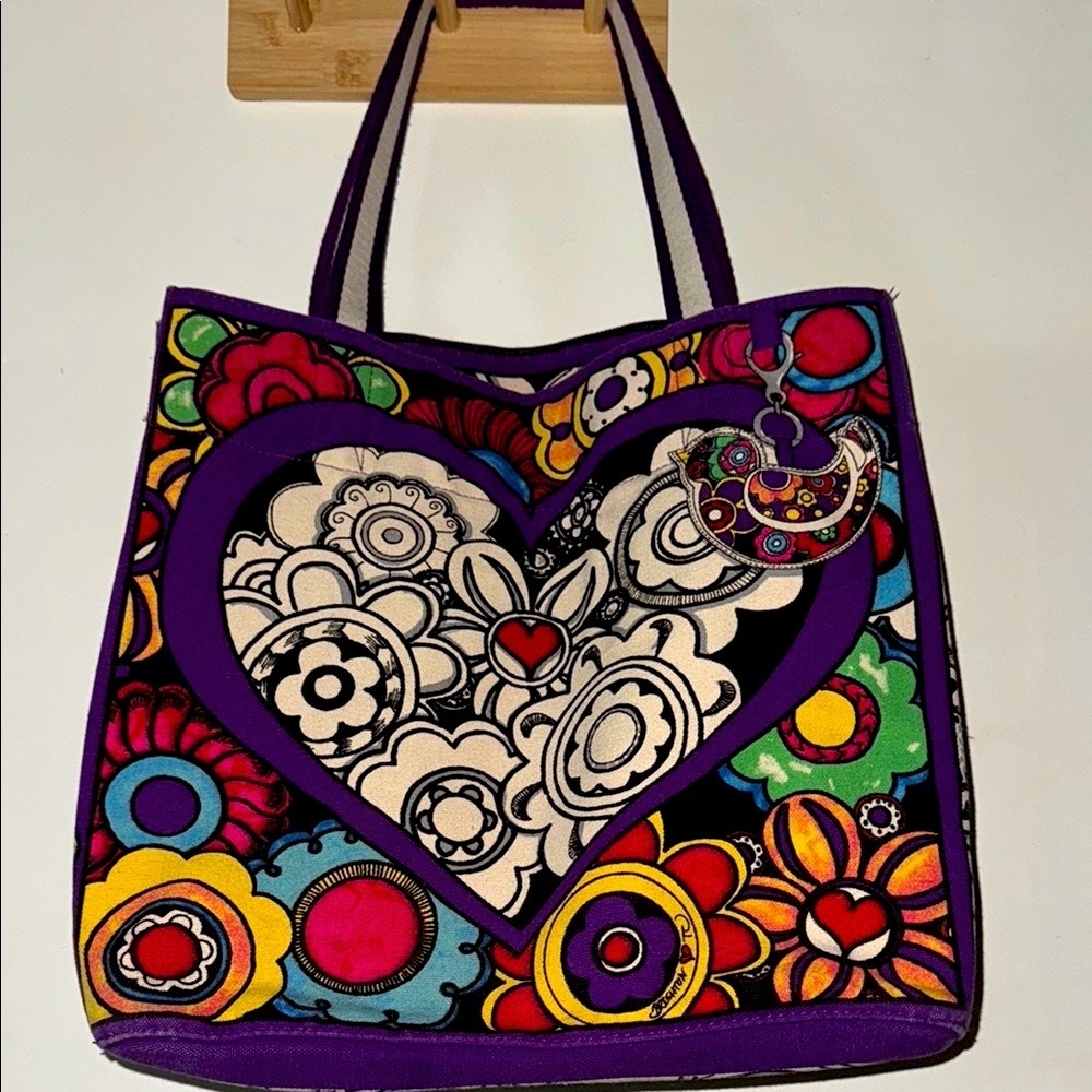 Brighton LOVE Tote Bag EUC